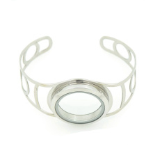 Brazalete de plata de la joyería de la pulsera del brazalete de plata del acero inoxidable de la nueva llegada para las parejas